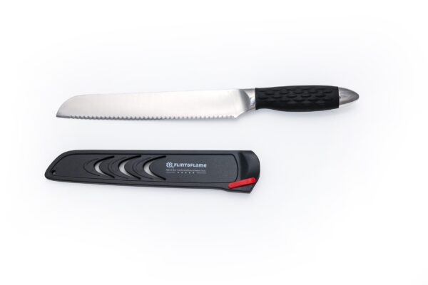 8″ PRO Series Bread Knife With Lockable Blade Cover - Image 4