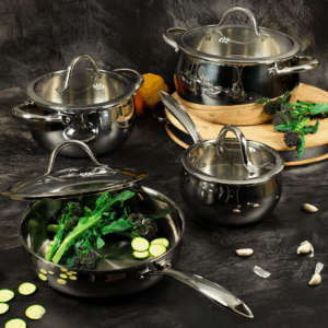 8pc Multi Ply Cookware Set
