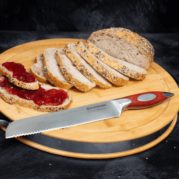 8″ Classic Series Bread Knife With Lockable Blade Cover - Image 2