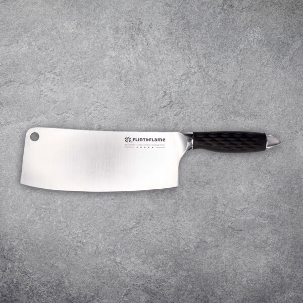 8″ PRO Series Butchers Cleaver With Lockable Blade Cover