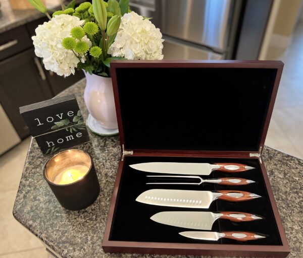 5 Piece Classic Series Gourmet Set in Wood Box - Image 2