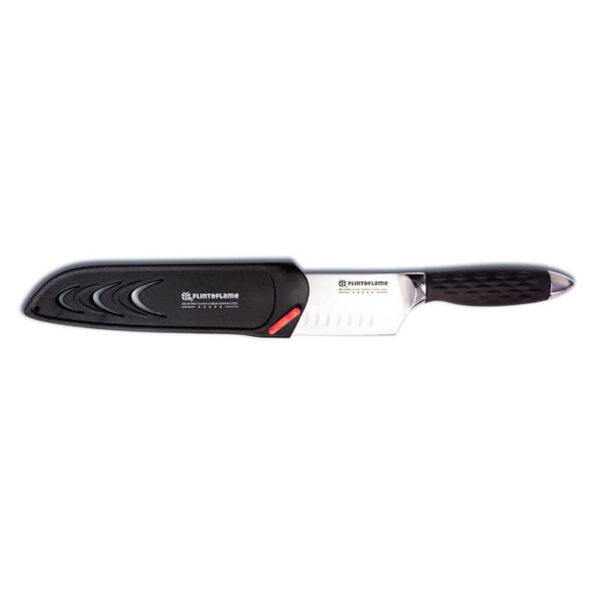 8″ PRO Series Santoku Knife With Lockable Blade Cover - Image 3