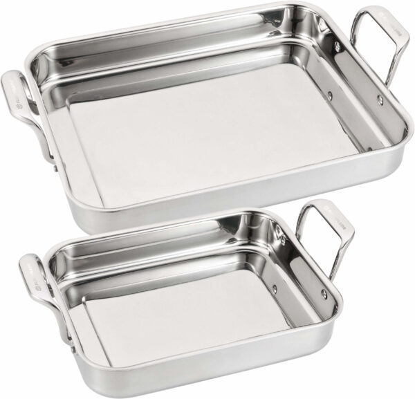 Flint & Flame Tri-Ply Roasting Tray 36cm - Image 4