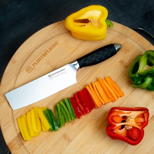6" PRO Series Nakiri Knife With Lockable Blade Cover - Image 2