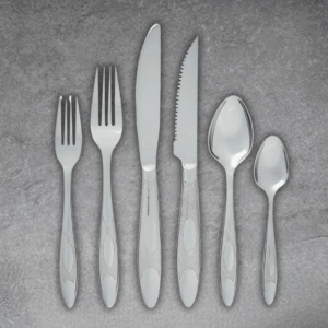 Flint & Flame Artisan-Crafted Stainless Steel Cutlery Set