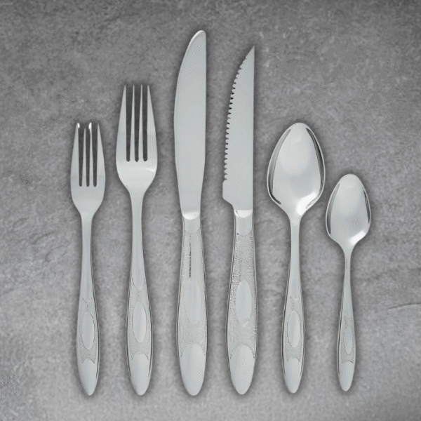 Flint & Flame Artisan-Crafted Stainless Steel Cutlery Set